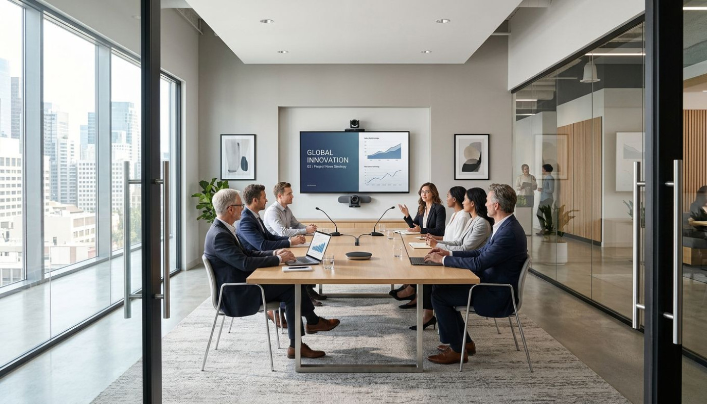 Au cœur d’une salle de réunion connectée : récit d’une installation audiovisuelle réussie