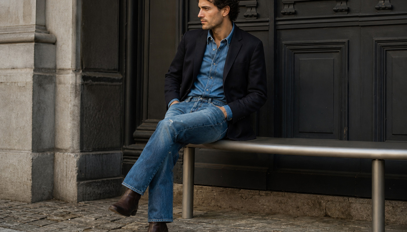 Le jean homme : symbole de rébellion ou icône de raffinement moderne